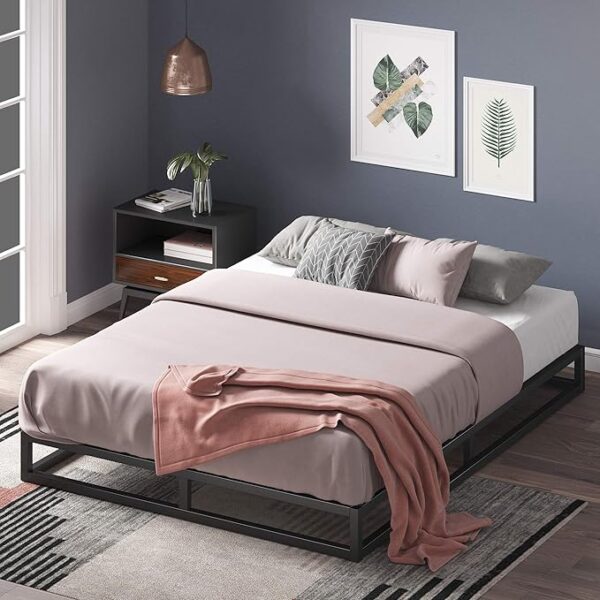 ZINUS Joseph Metal Platforma Bed Frame - Full - Black - Image 2