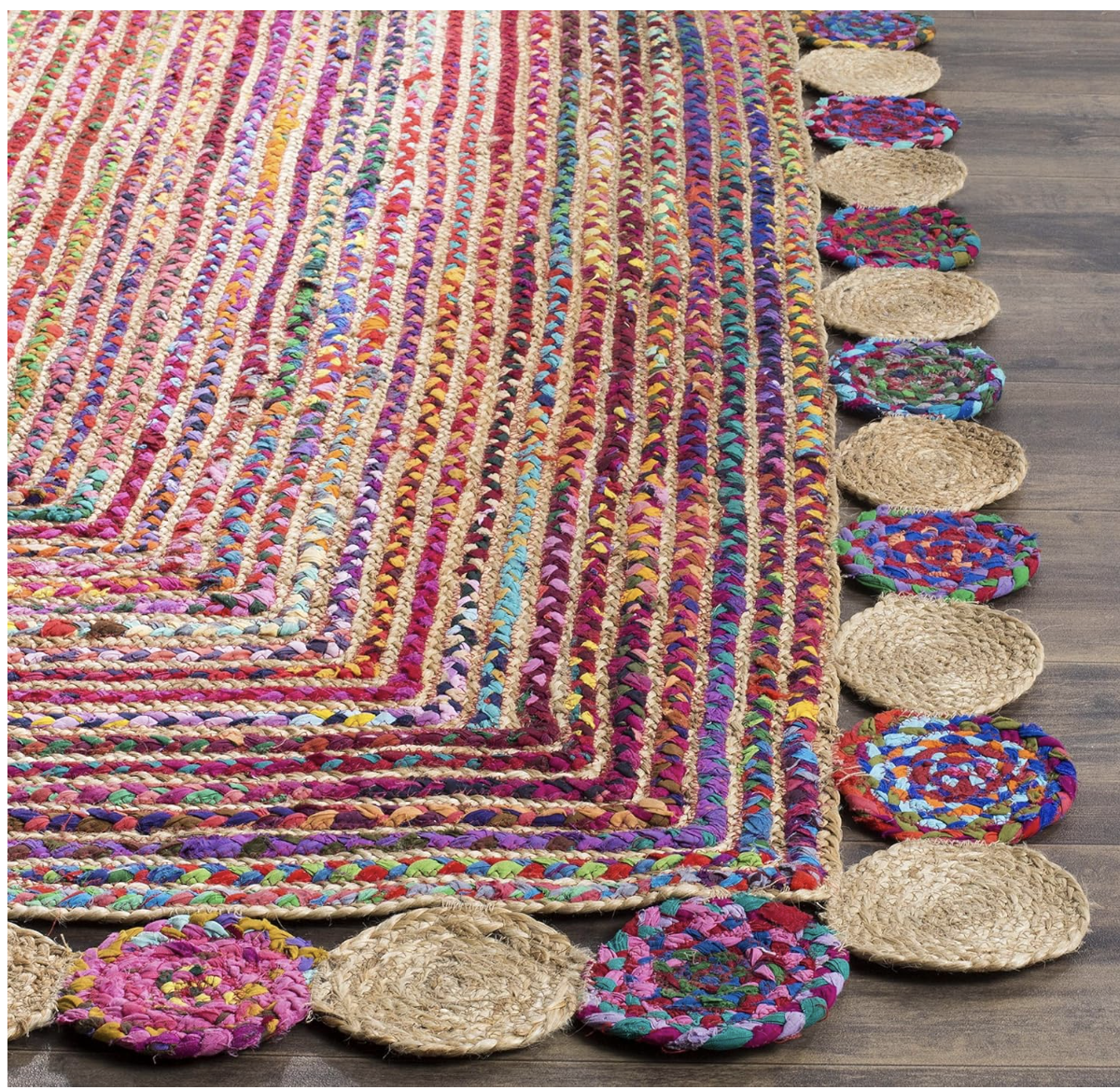 Cape Cod Collection Area Rug SAFAVIEH - Cape Cod Collection Area Rug - 8' x 10', Red & Multi - SCD ...