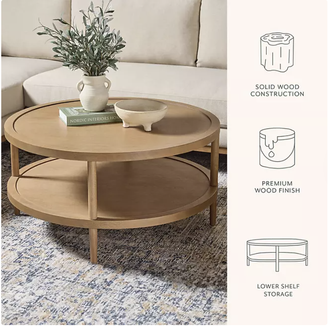 Details by Becki Owens Charlotte Round Coffee Table - SCD Sales ...
